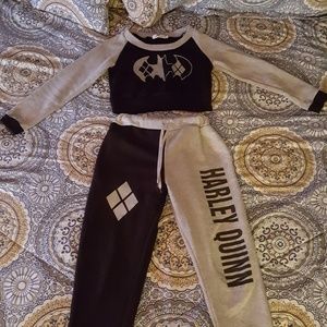 Brand New Women's Harley Quinn Sweat Suit